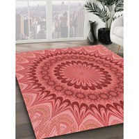 Patterned Red Rug, pat420rd