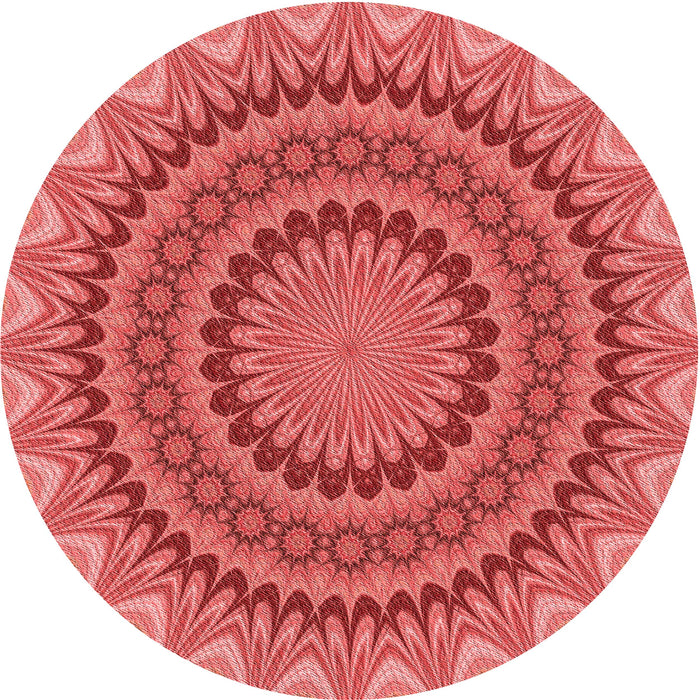 Square Machine Washable Transitional Red Rug in a Living Room, wshpat420rd