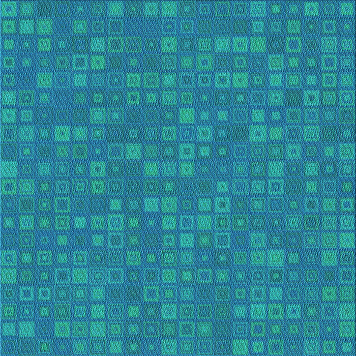 Round Machine Washable Transitional Dark Turquoise Green Rug, wshpat421lblu