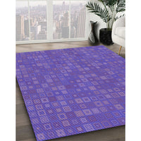 Patterned Amethyst Purple Rug, pat421pur