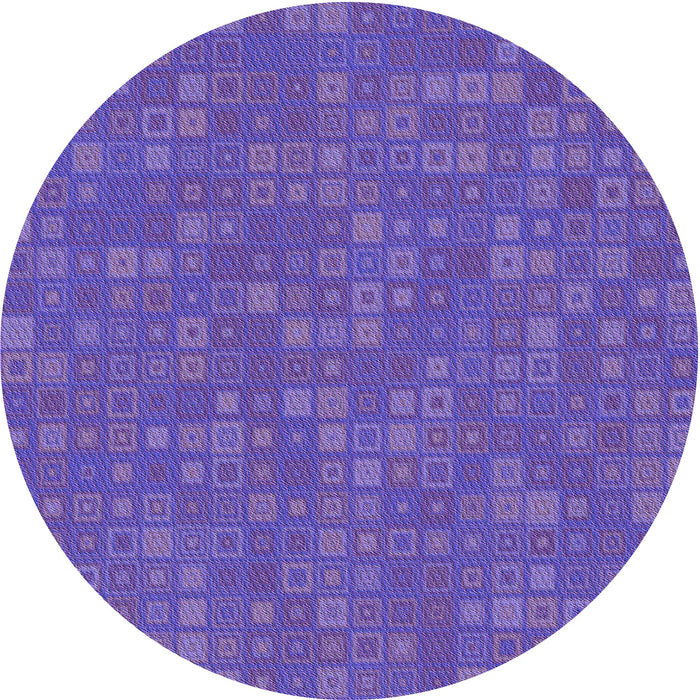 Square Patterned Amethyst Purple Rug, pat421pur