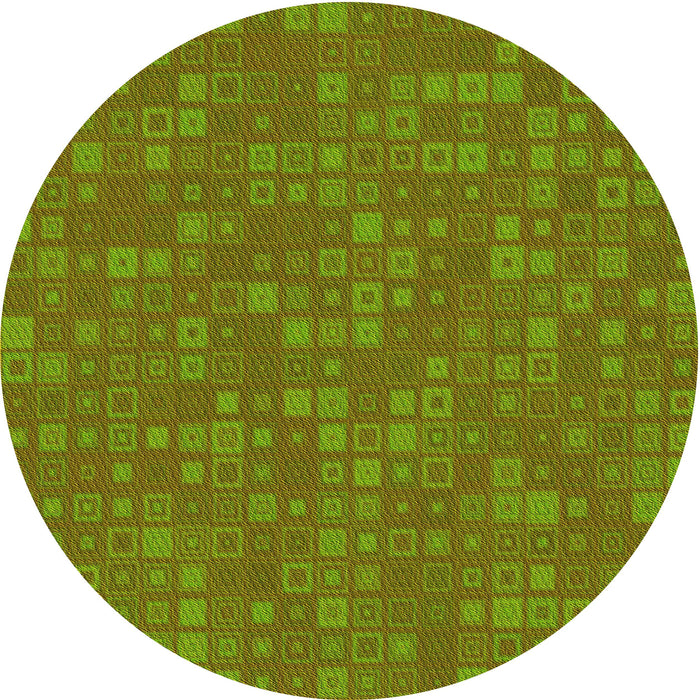 Square Machine Washable Transitional Pistachio Green Rug in a Living Room, wshpat421yw