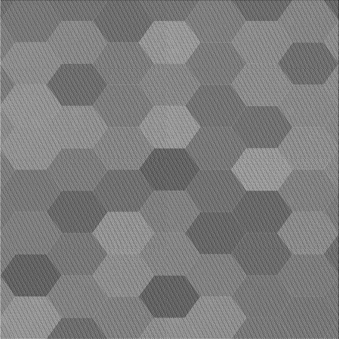 Round Patterned Ash Gray Rug, pat422gry
