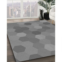 Patterned Ash Gray Rug, pat422gry