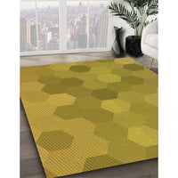 Patterned Yellow Rug, pat422org