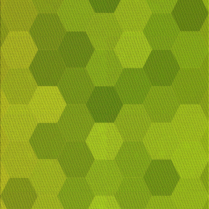 Patterned Green Rug, pat422yw
