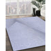 Machine Washable Transitional Lavender Blue Rug in a Family Room, wshpat423blu