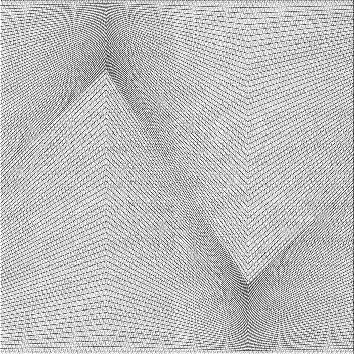 Square Patterned Off-White Novelty Rug, pat423