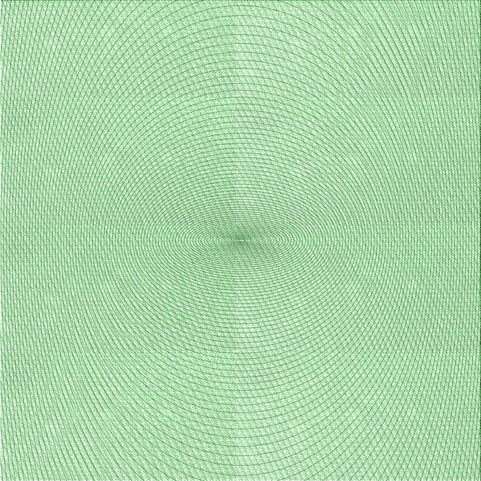 Round Machine Washable Transitional Mint Green Rug, wshpat424grn