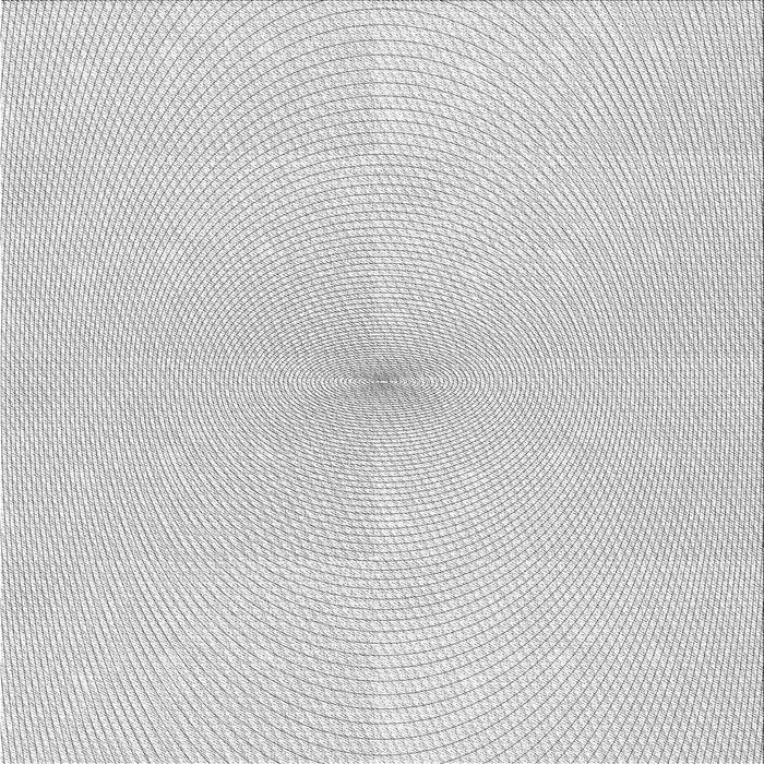 Sideview of Machine Washable Transitional White Smoke Rug, wshpat424