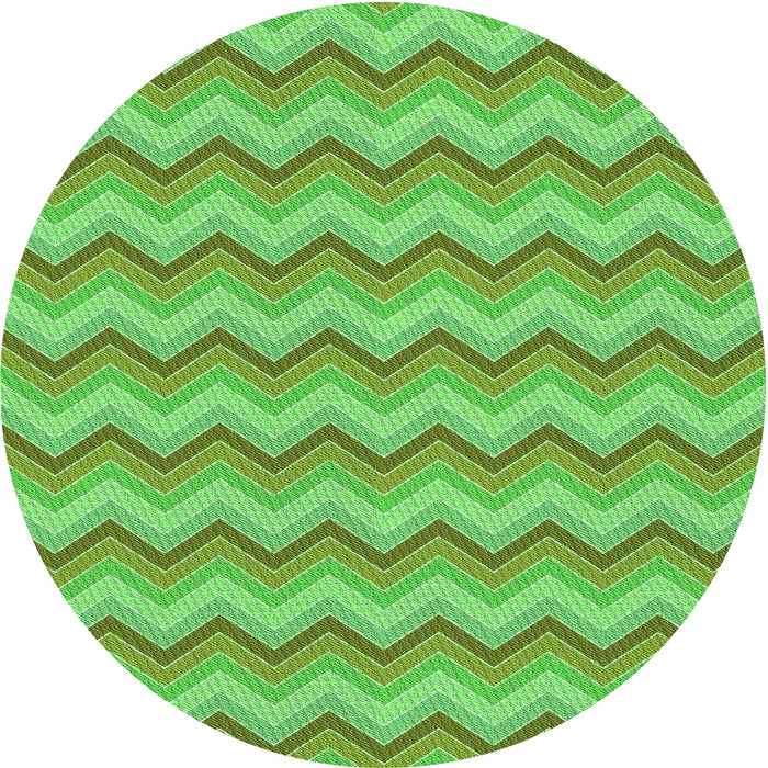 Square Machine Washable Transitional Emerald Green Rug in a Living Room, wshpat426grn