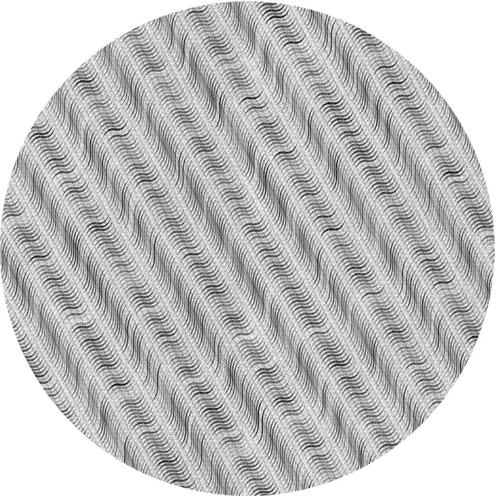 Square Patterned Gray Rug, pat427gry