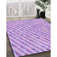 Patterned Purple Rug, pat427pur