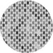 Square Patterned Light Gray Rug, pat428gry