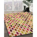 Machine Washable Transitional Red Rug in a Family Room, wshpat428org