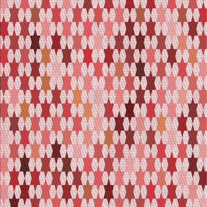 Patterned Deep Rose Pink Rug, pat428rd