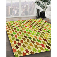 Patterned Dark Bisque Brown Rug, pat428yw