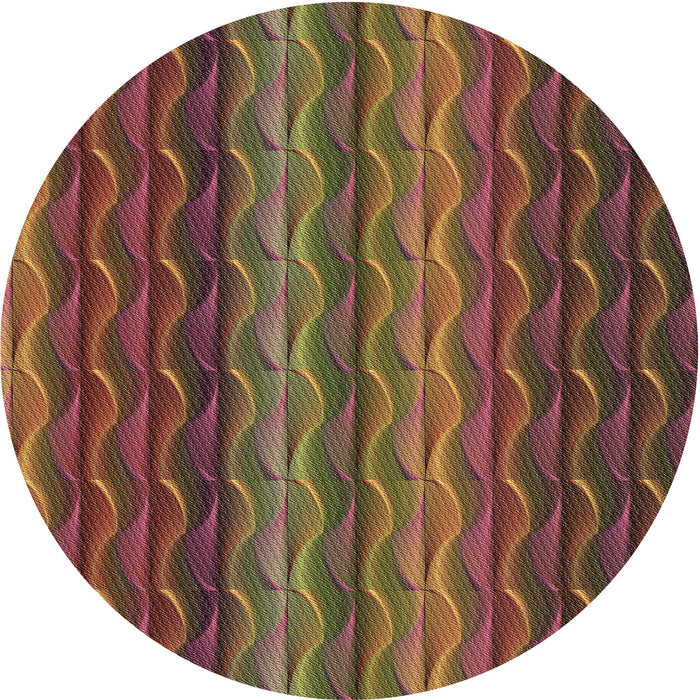 Square Machine Washable Transitional Light Brown Rug in a Living Room, wshpat429brn