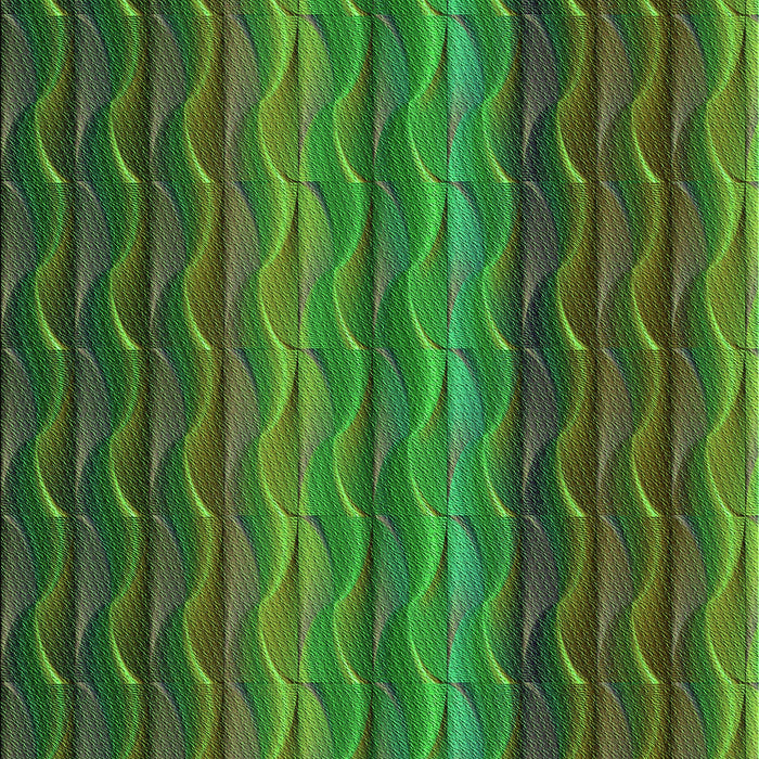 Patterned Dark Lime Green Rug, pat429grn