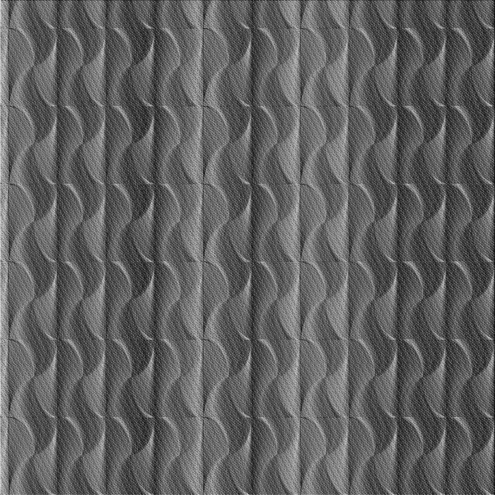 Round Patterned Gray Rug, pat429gry