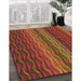 Machine Washable Transitional Red Rug in a Family Room, wshpat429org