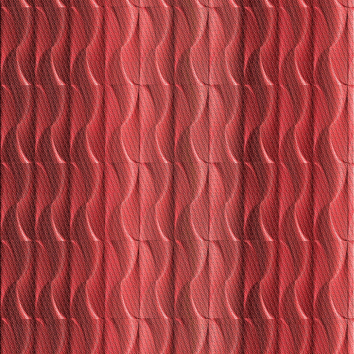 Machine Washable Transitional Red Rug, wshpat429rd