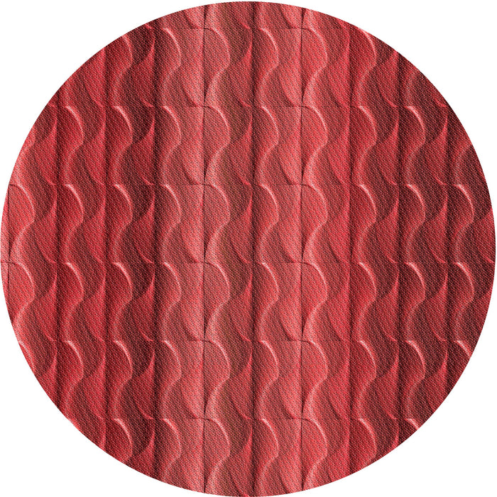 Square Machine Washable Transitional Red Rug in a Living Room, wshpat429rd