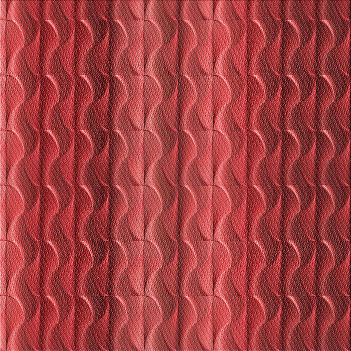 Round Patterned Red Rug, pat429rd