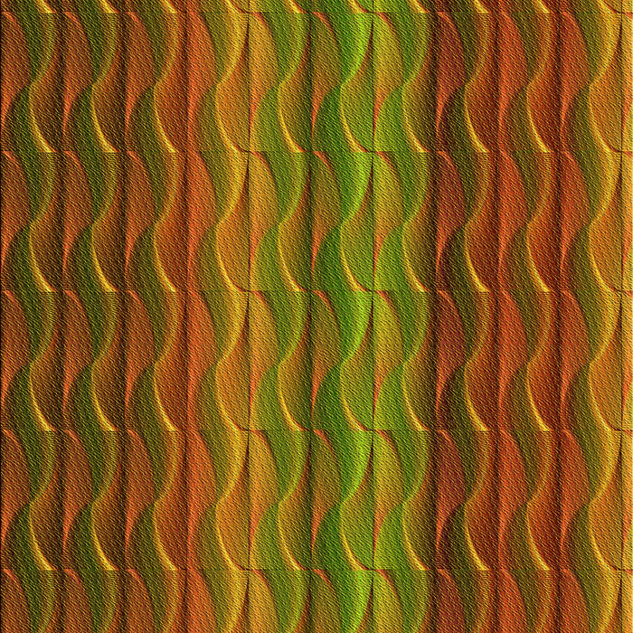 Patterned Tomato Red Rug, pat429yw