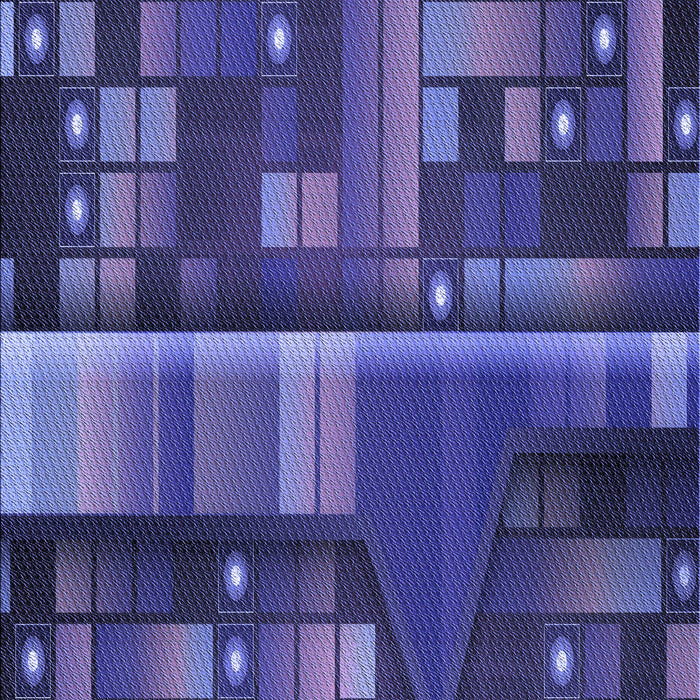 Machine Washable Transitional Blue Rug, wshpat43blu