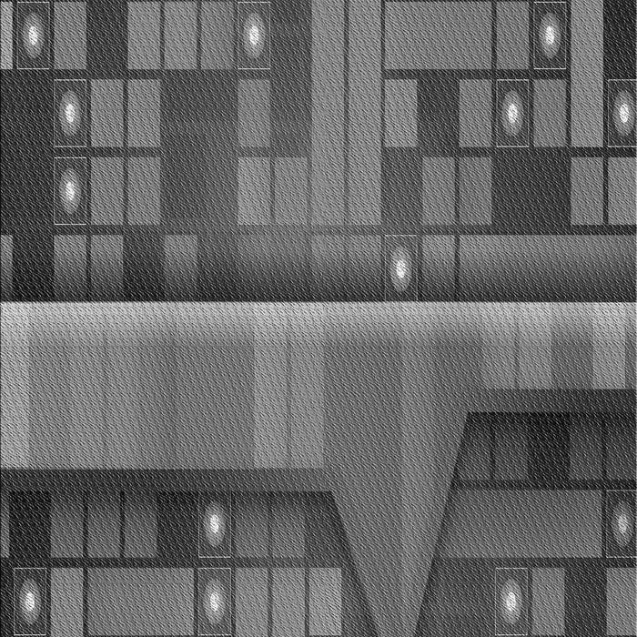 Machine Washable Transitional Gray Rug, wshpat43gry