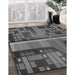 Machine Washable Transitional Gray Rug in a Family Room, wshpat43gry