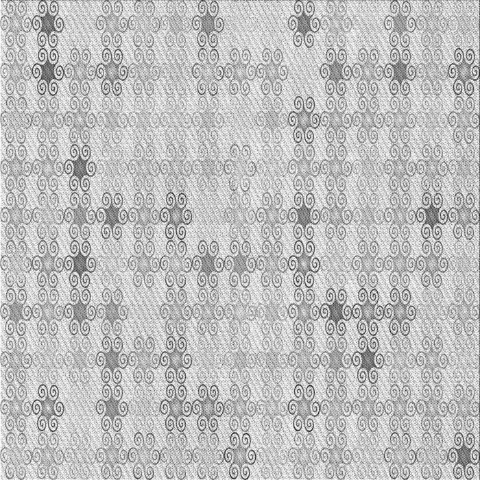 Round Machine Washable Transitional Platinum Gray Rug, wshpat430gry