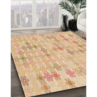 Patterned Golden Blonde Gold Rug, pat430org