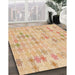 Machine Washable Transitional Golden Blonde Gold Rug in a Family Room, wshpat430org