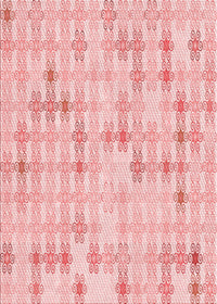 Machine Washable Transitional Light Red Pink Rug, wshpat430rd