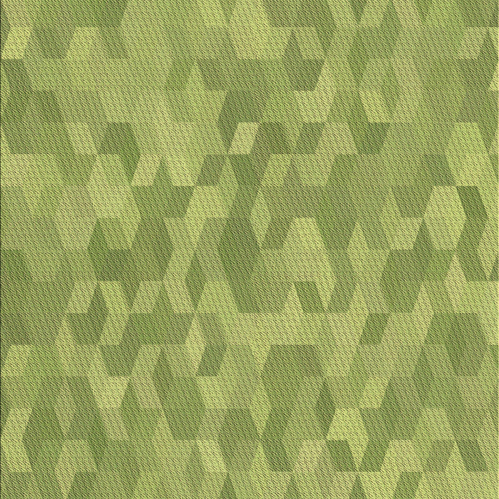 Machine Washable Transitional Green Rug, wshpat431brn