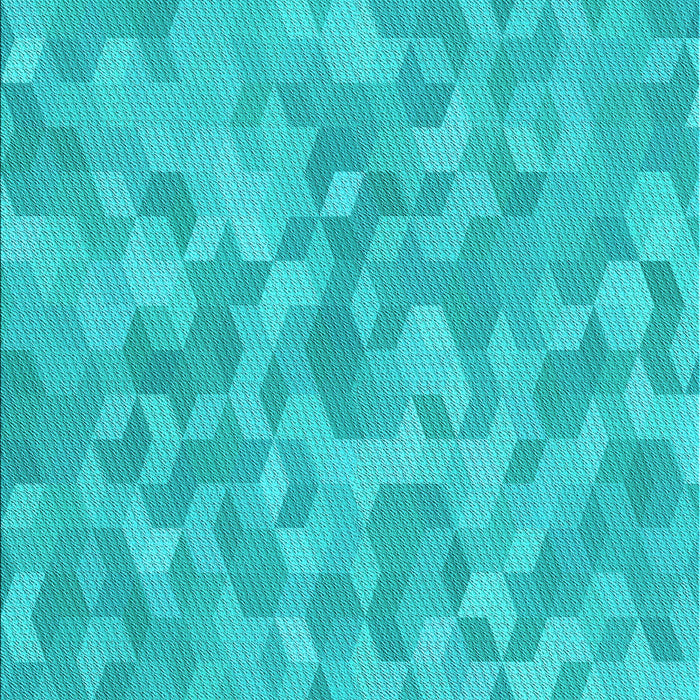 Patterned Dark Turquoise Green Rug, pat431lblu