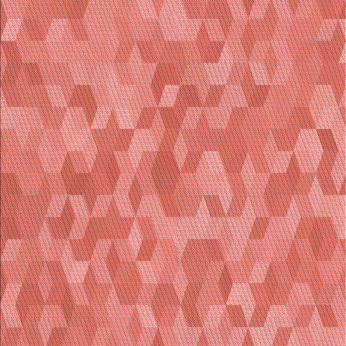 Patterned Fire Red Rug, pat431rd