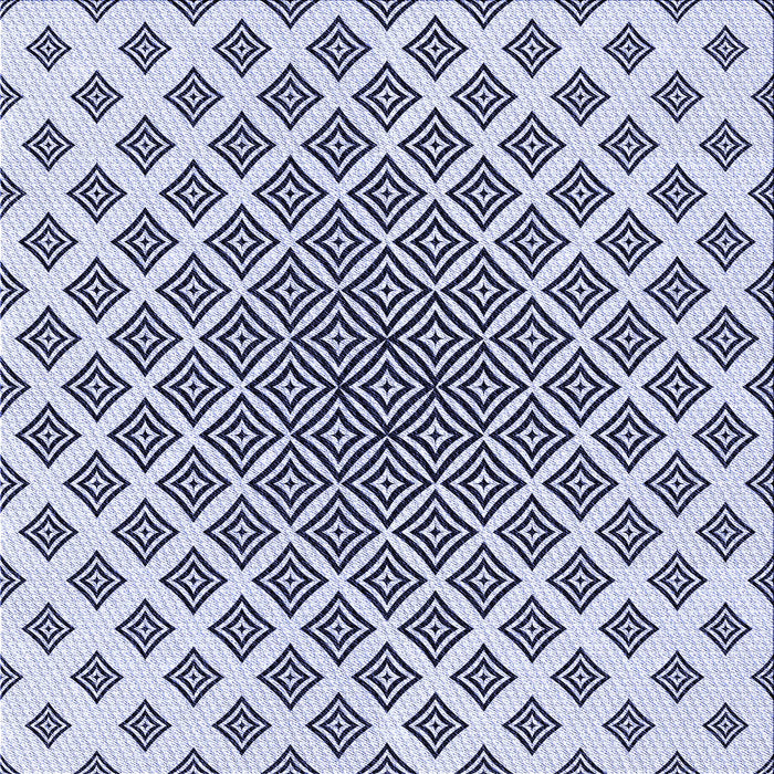 Round Patterned Lavender Blue Rug, pat432blu