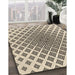 Machine Washable Transitional Coffee Brown Rug in a Family Room, wshpat432brn