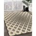 Patterned Coffee Brown Rug in Family Room, pat432brn