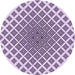 Square Patterned Purple Rug, pat432pur