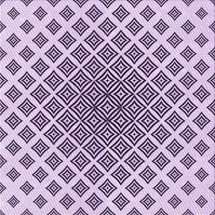 Round Patterned Purple Rug, pat432pur