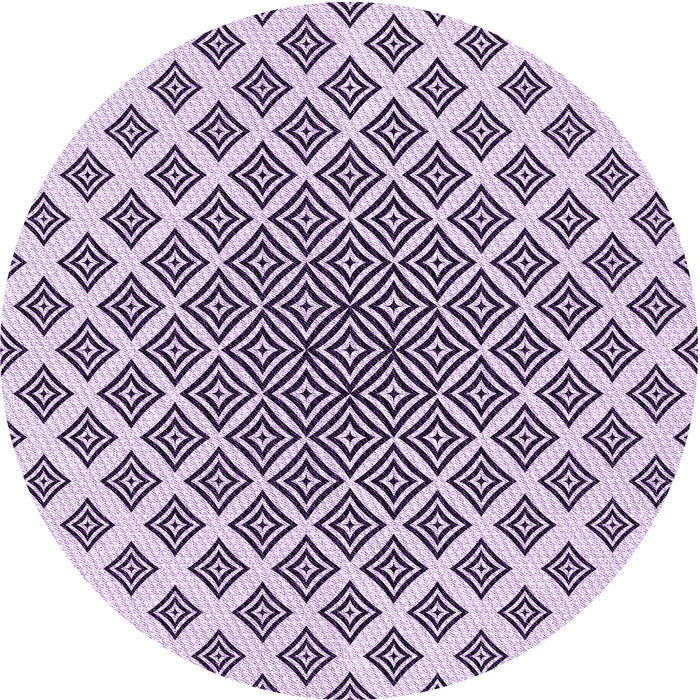 Square Machine Washable Transitional Purple Rug in a Living Room, wshpat432pur