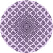 Square Machine Washable Transitional Purple Rug in a Living Room, wshpat432pur