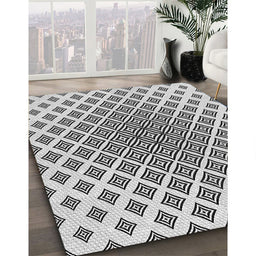Machine Washable Transitional White Smoke Rug in a Family Room, wshpat432