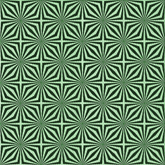 Round Patterned Light Green Rug, pat433grn