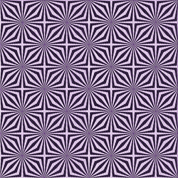 Round Patterned Dark Purple Rug, pat433pur