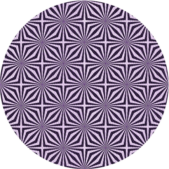 Square Patterned Dark Purple Rug, pat433pur